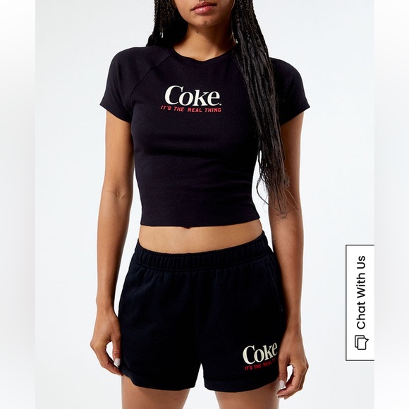 Coca-Cola By PacSun Raglan Baby T-Shirt & Shorts - Picture 3 of 3